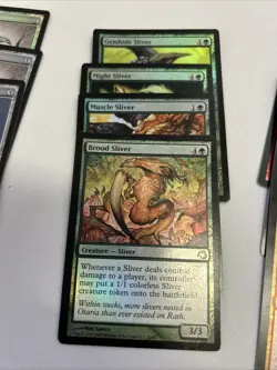 MTG Premium Deck Series Slivers Magic The Gathering Partial Deck Foil NM (Z) - Image 3