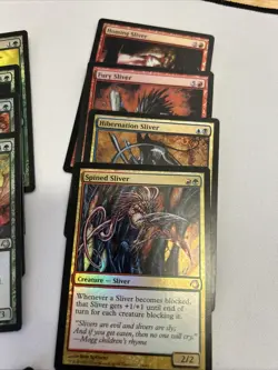 MTG Premium Deck Series Slivers Magic The Gathering Partial Deck Foil NM (Z) - Image 4