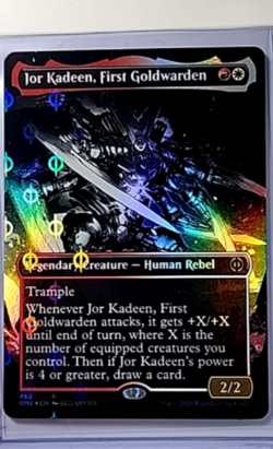 MTG Magic the Gathering ONE Step and Compleat Foil Jor Kadeen First Goldwarden - Image 1