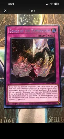 Yugioh songs of the dominators ALLIN-EN078 - Image 1