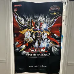 Yugioh Supreme Darkness Wall Scroll Official Game Store - Image 1
