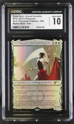 ELESH NORN, GRAND CENOBITE *Phyrexian* Secret Lair Foil Mythic CGC 10 MTG EDH - Image 1