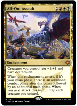 All-Out Assault - 0167 - Tarkir Dragonstorm - MTG - NM/M - Image 1