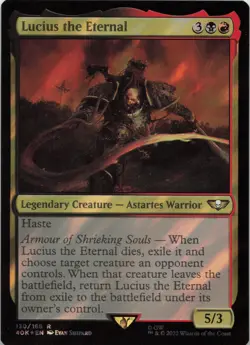 Lucius the Eternal (Surge Foil) - FOIL - R Universes Beyond: Warhammer 40,000 13 - Image 1