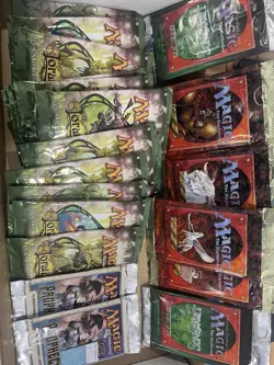 Magic the gathering lot of opened Booster Packs - Image 1