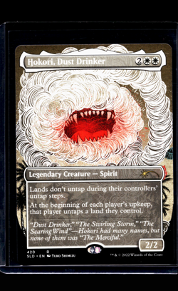MTG Magic the Gathering SLD Secret Lair Drop Borderless #420 Hokori Dust Drinker - Image 1