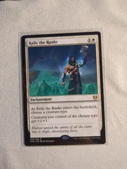 MTG Rally the Ranks Kaldheim 020/285 Regular Rare - Image 1