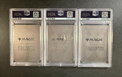 2025 MTG Final Fantasy Taisensai Promo Sequential TREASURE/CLUE/SEPHIROTH PSA 10 - Image 2