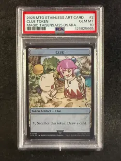 2025 MTG Final Fantasy Taisensai Promo Sequential TREASURE/CLUE/SEPHIROTH PSA 10 - Image 5