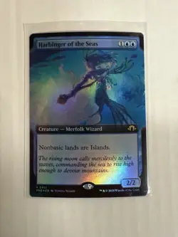 Harbinger Of The Seas NM EXTENDED ART FOIL MTG! Modern Horizons 3 - Image 1