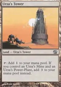 1x Urza's Tower Moderate Play MTG Magic - Kid Icarus - - Image 1