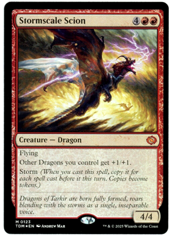 Stormscale Scion (Foil) - 0123 - Tarkir Dragonstorm - MTG - NM/M - Image 1