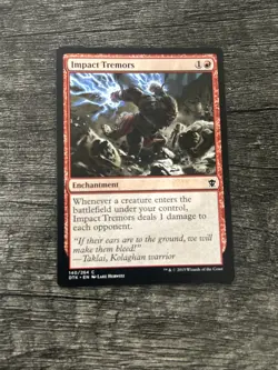 MTG 1x Impact Tremors x1 LP Dragons of Tarkir - Image 1