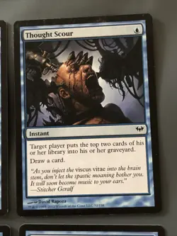Thought Scour X4 Dark Ascension Ex Condition See Pics Front Back - Image 5