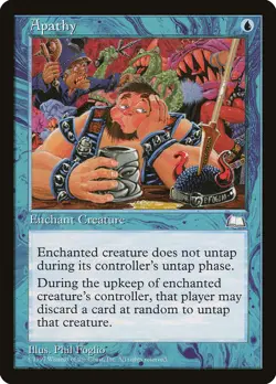 MTG - 4 x Apathy - Playset 4x x4 - Weatherlight Regular - Image 1