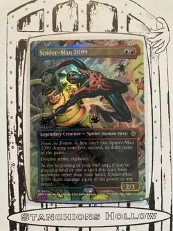 MTG Spider-Man 2099 (0205) (Borderless FOIL) - Marvel's Spider-Man (SPM) - Image 1
