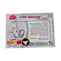 2000 Topps Pokemon TV Animation Edition Series 3 Mewtwo #150 - Image 2