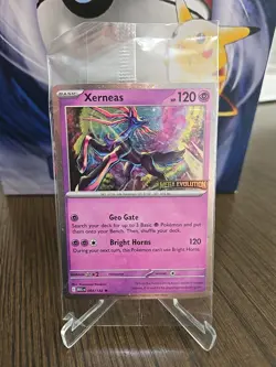 Pokemon TCG Mega Evolutions Xerneas Best Buy Exclusive Stamped Promo - Image 1