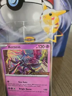 Pokemon TCG Mega Evolutions Xerneas Best Buy Exclusive Stamped Promo - Image 3