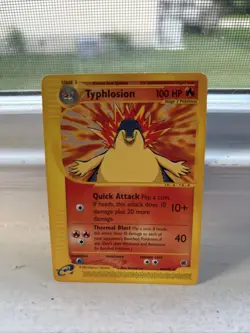 Pokemon Typhlosion TCG Expedition Card 64/165 Rare - Image 1
