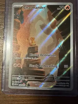 Pokemon TCG 151 Full Charmander #168, Charmeleon # 169, And Charazard Ex # 199 - Image 5
