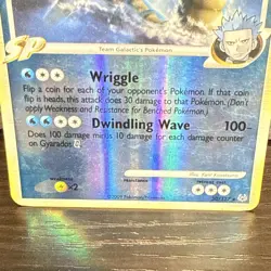 Pokemon TCG Gyarados 30/127 Reverse Holo Rare Platinum LP - Image 3