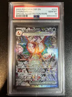 2023 Pokemon Charizard Obsidian Flames #223 Special Illustration Rare SIR PSA 10 - Image 1