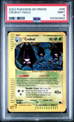 2003 Pokemon Skyridge Crobat Holo PSA 9 #H5 - Image 1