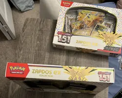 Pokemon TCG Scarlet & Violet 151 Zapdos ex Box - Factory Sealed -4 Booster Packs - Image 3