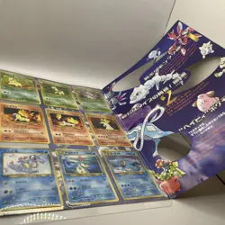 VTG Rare Pokemon Neo Genesis 1996 Japanese Folder no rarity symbol promos MINT - Image 3