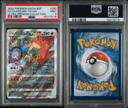 PSA 9 - 2022 Pokemon SWSH UPC Black Star Promo CHARIZARD VSTAR #262 - Image 1