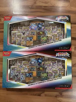 LOT OF 2 Pokemon Prismatic Lucario Ex Tyranitar Ex Premium Collection Sams Club - Image 2