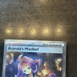 Pokemon Acerola's Mischief SIR: Mega Evolutions 183/132 NM English Pack Fresh - Image 2