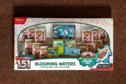 Pokemon TCG Scarlet & Violet 151 Blooming Waters Premium Collection Box Sealed - Image 1