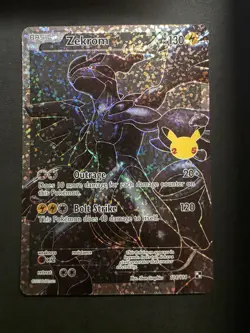 ZEKROM 114/114 SWSH CELEBRATIONS CLASSIC COLLECTION 2021 POKEMON TCG HOLO - Image 1