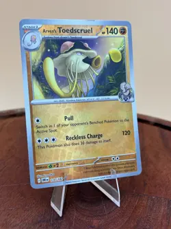 Arven’s Toedscruel 110/182 Reverse Holo Uncommon Destined Rivals Pokemon TCG NM - Image 1