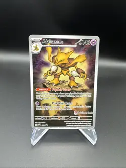 Mega Evolutions - Alakazam 009 Stamped Pokemon Center Promo - NM Pack Fresh - Image 1