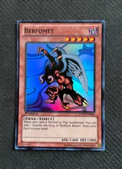 Yugioh Berfomet 1st Edition Super Rare LCYW-EN045 NM - Image 1