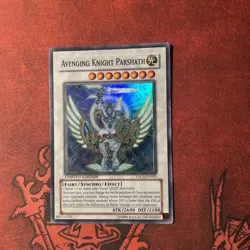 Avenging Knight Parshath TDGS-ENSP1 Super Rare Limited Edition Lightly Played - Image 1