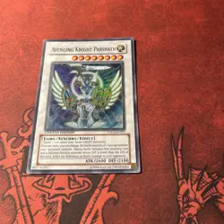 Avenging Knight Parshath TDGS-ENSP1 Super Rare Limited Edition Lightly Played - Image 2