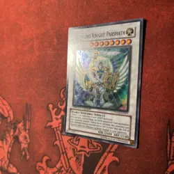 Avenging Knight Parshath TDGS-ENSP1 Super Rare Limited Edition Lightly Played - Image 3