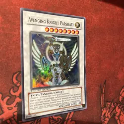 Avenging Knight Parshath TDGS-ENSP1 Super Rare Limited Edition Lightly Played - Image 4
