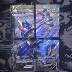 Pokemon V Union Greninja Promo 4 Card Set Holo Rare NM Near Mint TCG 4 pieces - Image 1