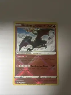 Pokemon TCG Radiant Charizard Crown Zenith Holo Card 020/159 Radiant Rare - Image 1