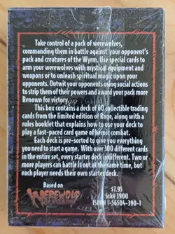 Rage the Werewolf The Apocalypse Limited Edition Starter Deck Trading Card Game - Image 2