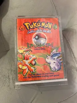 Pokemon Trading Card Game Brushfire Theme Deck SEALED SHADOWLESS - Image 1