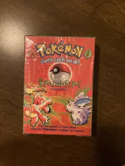 Pokemon Trading Card Game Brushfire Theme Deck SEALED SHADOWLESS - Image 2