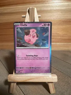 Pokemon Scarlet & Violet Holo Promo Card Cleffa #095 LP - Image 1