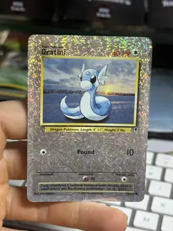 #2 Dratini 72/110 Legendary Collection 2002 Reverse Holo Pokemon Card TCG - Image 3