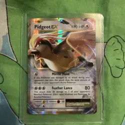 Pokemon Pidgeot EX TCG 64/108 XY Evolutions Extended Art Ultra Rare Holo Card - Image 1